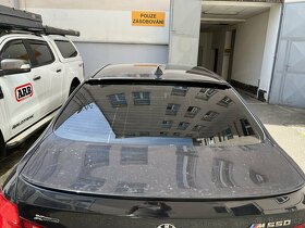 Prodloužení střechy - SPOILER na BMW 3 a 5 - černý lesk - 5