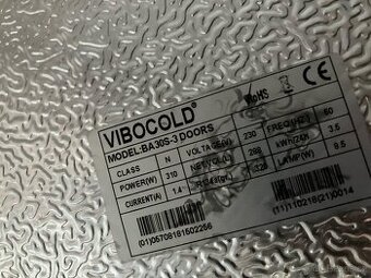 Podpultová gastro lednice Vibocold BA 30S-3DOORS - 5