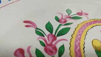 SAINT CLÉMENT - VINTAGE RUČNĚ MALOVANÝ TALÍŘ - 5