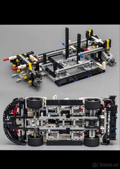 Nová velká stavebnice Porshe 911 závodní auto 1580 dílků dél - 5