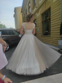 Svatební šaty vel.38/40 - 5