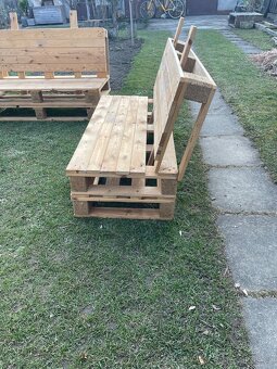 Paletové posezení + 5 palet - 5