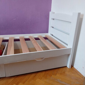 Dětská postel s úložným prostorem 80x180 cm + matrace LATEX - 5