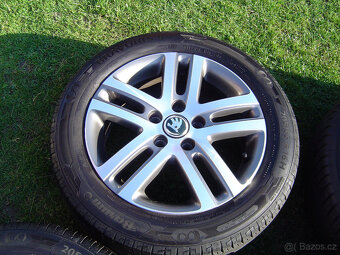 4XLETNÍ HLINÍKOVÁ KOLA ŠKODA OCTAVIA III,II 205/55 R16. .TOP - 5