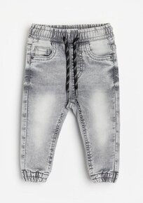 Plyšová mikina H&M a džíny Reserved pro kluka 2-3 let - 5