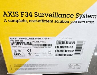 Dohledový systém AXIS F34 ŠPIČKOVÁ KVALITA NOVÉ ROZBALENÉ - 5