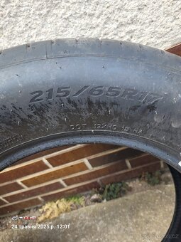 Prodam nove letni pneu Hankok 215/65 R17 - 5