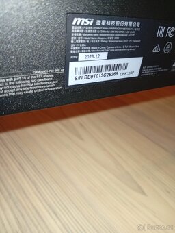 Herní monitor 180 hz MSI - 5