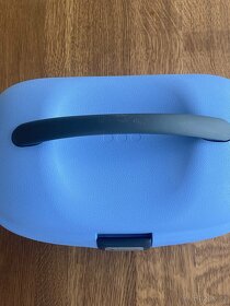 Samsonite skořepinový kosmetický kufřík modrý - 5