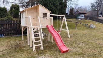 Domeček pro děti dřevěný Middle s montáží a dovozem ČR i SR - 5