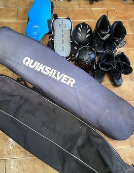 2x snowboard 150 a 158 cm boty 38 43 a komplet příslušenství - 5