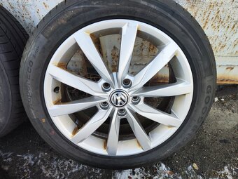 17"letní alu sada Dijon 5x112 origo Golf 7 GTI Octavia 3 RS - 5