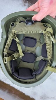 fast balistická zátěžová přilba neprůstřelná taktická ačr - 5