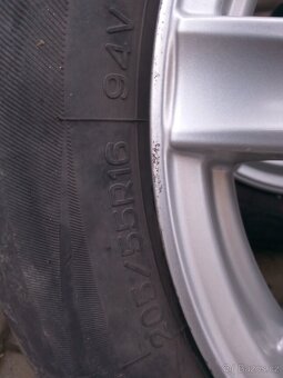 Sada al kol 5x100 + pneu letní 205/55R16 94V - 5