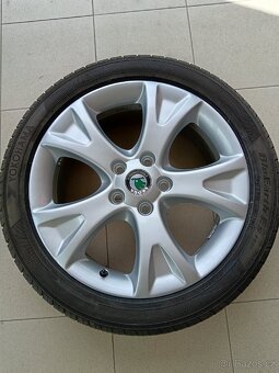 ALU R17 225/45, 5x112 Pallas Letní Škoda, VW, Seat - 5