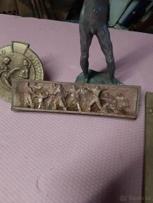 Různé staré odlitky bronz mosaz hlinik - 5