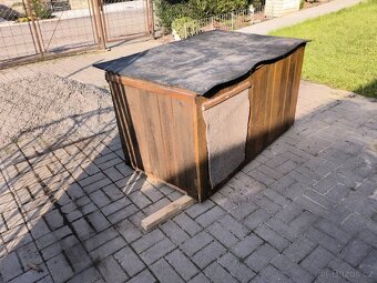 Zateplená bouda pro psa s kotcem - 5