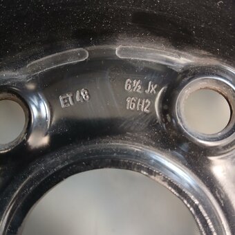Sada kol na VW Touran 6,5Jx16" ET48 pneu Continental - 5