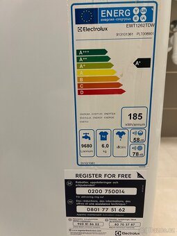 Pračka Electrolux EWT1262TDW – vrchem plněná - 5