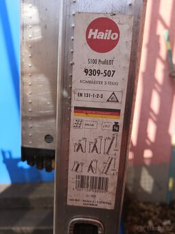 Žebřík HAILO S100 ProfiLOT 2x9+8 - 5