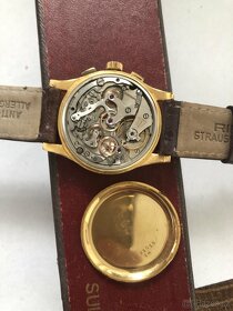 18 k zlaté hodinky EBEL chronograf s krabickou - 5