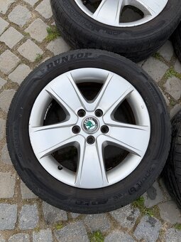 16"letní alu kola Crateris 5x112 original Octavia 2 - 5