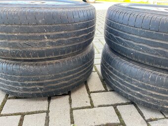 4x alu disky 5x100 R15, letní pneu - 5