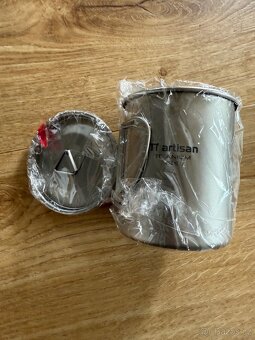 Titanový hrnek s víčkem 400 ml - 5