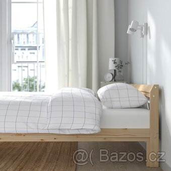 Ikea Neiden Postel Masiv 140 x 200 Rošty LÖNSET - 5