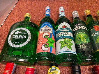 láhve Jack Daniels, Beefeater, Heffron, zelená - 5