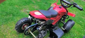Nová červená dětská čtyřkolka 50ccm Dragon - 5