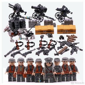 Rôzne sety vojakov 4 + doplnky - typ lego - nové - 5