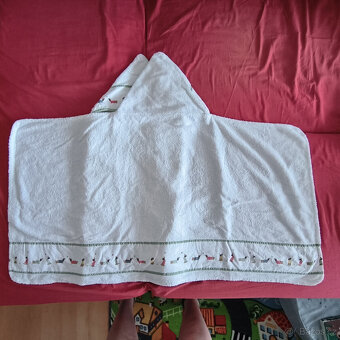2ks Dromslott Ikea dětská osuška s kapucí 60x125 cm - 5