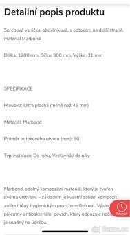 Vanička do sprchového koutu Laufen Pro - 5