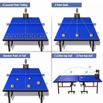 automatický robotický stroj na stolní tenis s dálkovým ovlád - 5