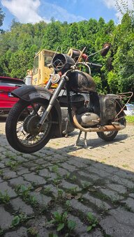 ČZ 175, TYP 450, z roku 1961 včetně vozíku PAV 40 - 5
