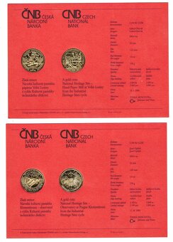 Kompletní sada KULTURNÍ PAMÁTKY, Proof - 5