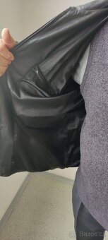 Pánská kožená bunda z pravé kůže - 5