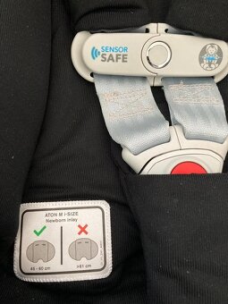 CYBEX - Aton M i-Size - Deep Black a SensorSafe Kit Infant - 5