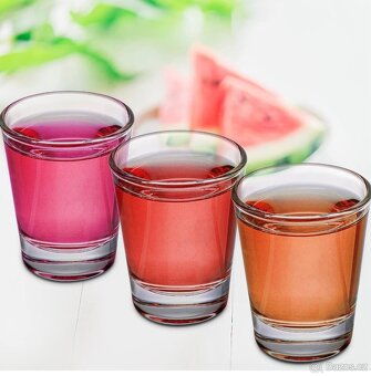 30 kusů 6 cl skleniček ze skla - 5