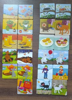 Dětské puzzle Lisciani Bing /memino Granna protiklady - 5