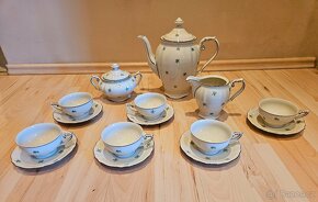 Starožitný čajový set z porcelánu - 5