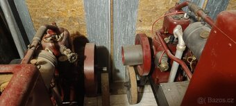 Stabilní motor Slavia 3hp,2hp v chodu - 5