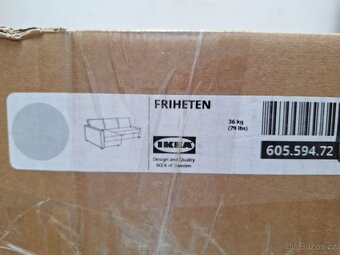 IKEA FRIHETEN pohovka - NOVÁ, ZABALENÁ - 5
