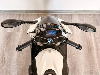 Dětská elektrická motorka BMW S1000RR – 12 V, nová baterie - 5