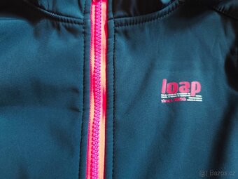 Dívčí softshellový kabát Loap s fleecem 134-140 - 5