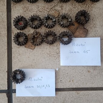 Jawa Pionýr 550,55,05,20,21,23 kolecka převodovky Nepoužité - 5