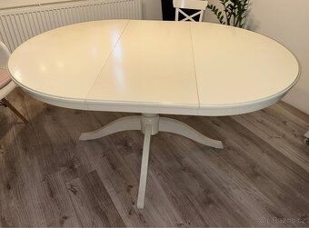 Bílý rozkládací stůl zn. IKEA - 5