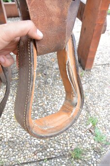 Westernové sedlo - délka posedlí 40 cm - 5