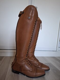 Jezdecké boty Busse Laval 39 široké lytko - 5